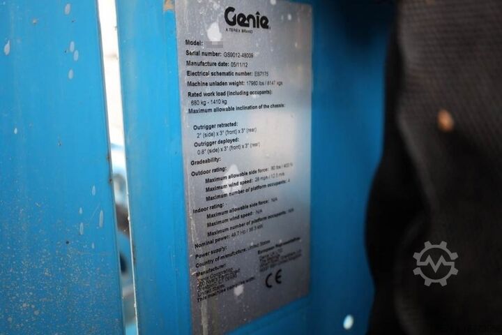 Scherenhebebühne Genie GS5390 Diesel, 4x4 Drive, 18.15m Working Height, 6