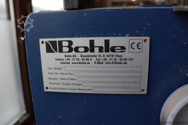 Double-sided glass drilling machine Bohle GBM2/1000-S