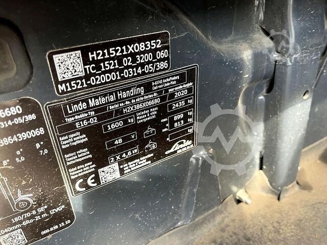 Forklift Linde E 16 - 02
