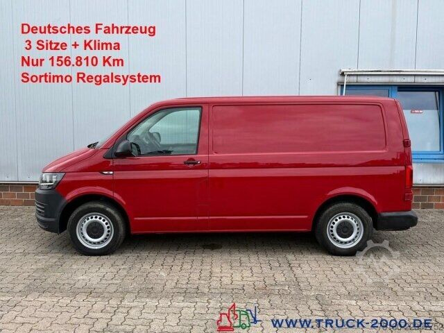 Panel van Volkswagen VW T6 2.0 TDI 3 Sitze Klima Sortimo Regalsystem