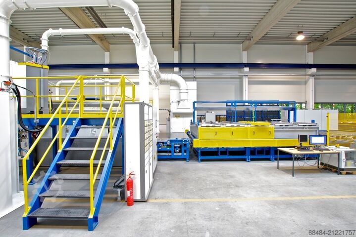 Paint finishing system KLÖPPER PRE-HEATING furnace