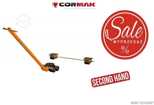 Heavy load moving system skate set 6 TON CORMAK WL3+WF3 (udźwig 6 ton)