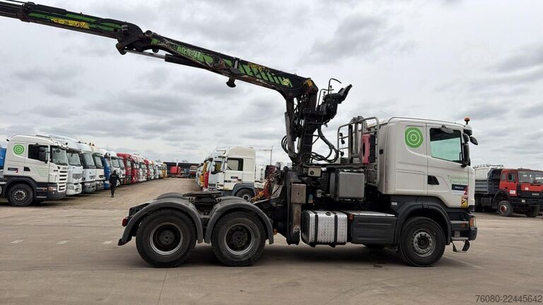 Standard tractor Scania R580 (EURO 6 / FRENCH TRUCK / BIG HUB / 6X4 / T...