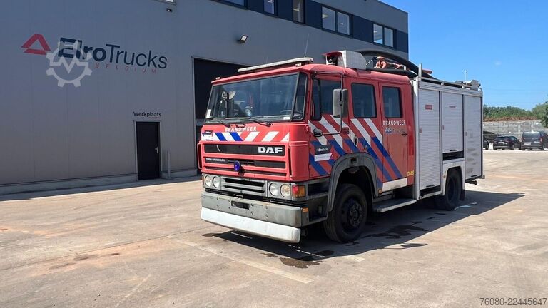 Fire truck DAF 1700 ATI (FIRETRUCK / 60.000 KM / MANUAL PUMP /...