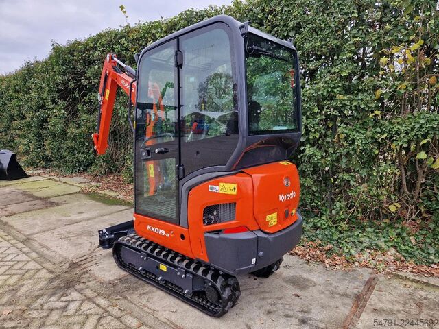 Mini excavator Kubota KX019-4 Hi-spec (NIEUW)
