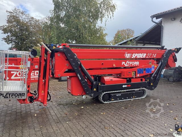 Aerial platform on tracks Platform Basket Spider27.14