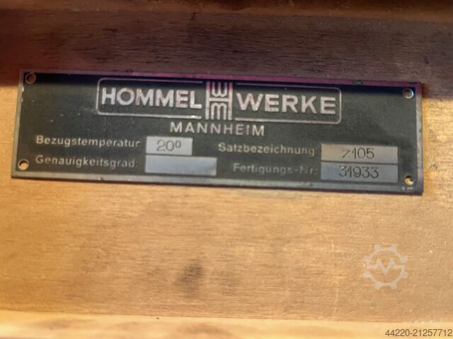 Messschnäbel Hommel Z 105