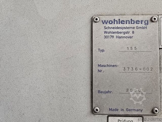 Papierschneidemaschine Wohlenberg 155