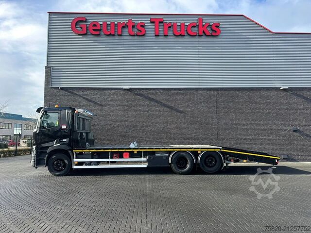 Autotransporter Renault C 440 6X2  OPRIJWAGEN/MACHINE TRANSPORTER/PLATEAU/
