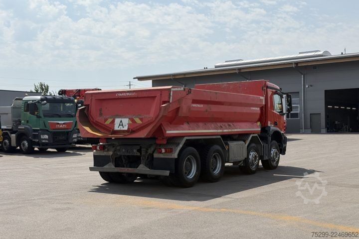 Tipper truck Mercedes-Benz Arocs 3243 8x4 Schwarzmüller / Swiss-Vehicle
