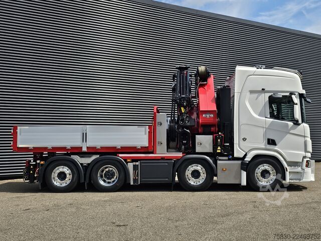Crane truck Scania R590 V8 8x2 / HMF 9520 CRANE - JIB - WINCH / TR...