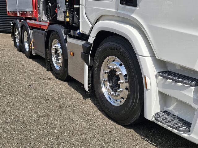 Crane truck Scania R590 V8 8x2 / HMF 9520 CRANE - JIB - WINCH / TR...