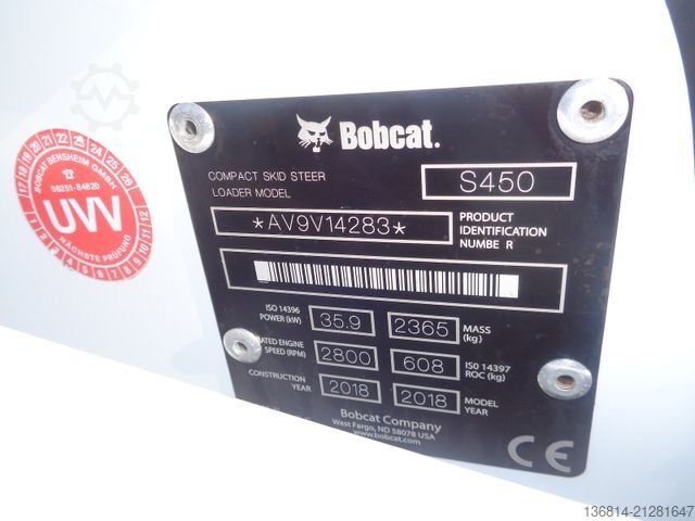 Radlader BOBCAT S450 Schaufeln + Gabeln