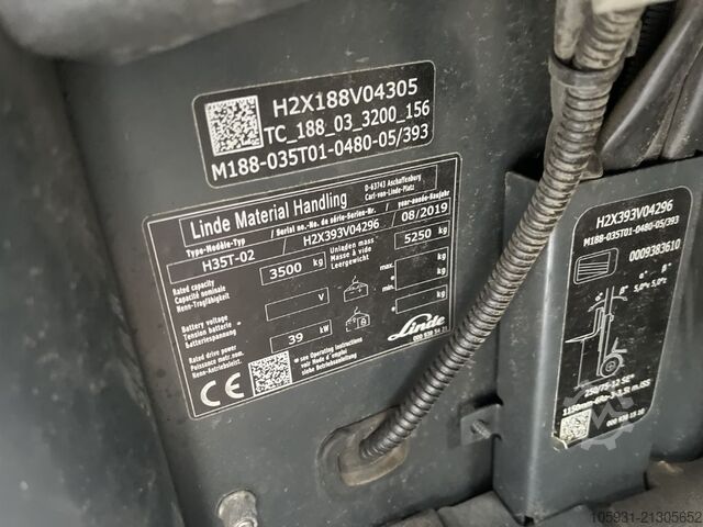 LPG Forklifts Linde H35T-02