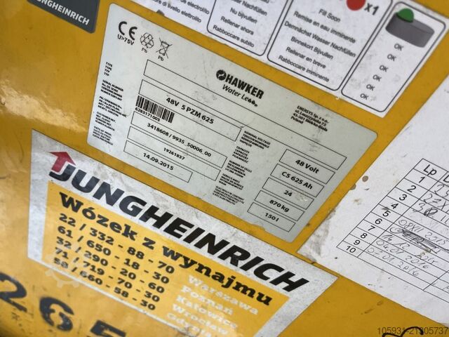 Elektro 3 Rad-Stapler Jungheinrich EFG216k