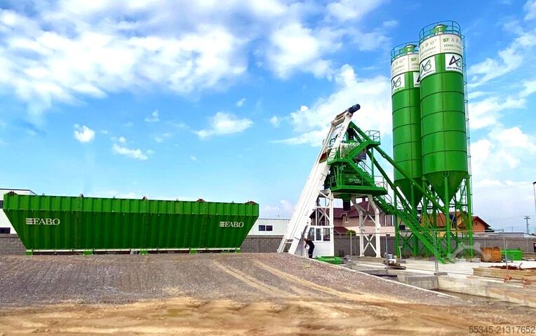 Concrete mixing plant / concrete plant FABO Concrete Batching Plant 110 m3 Compact Concrete Batching Plant