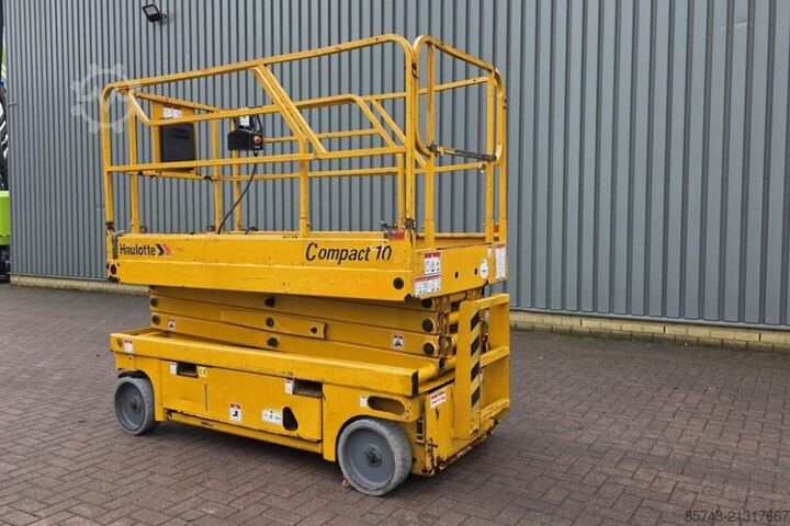 Scissor lift Haulotte Compact 10 Electric, 10m Working Height, 450kg Cap