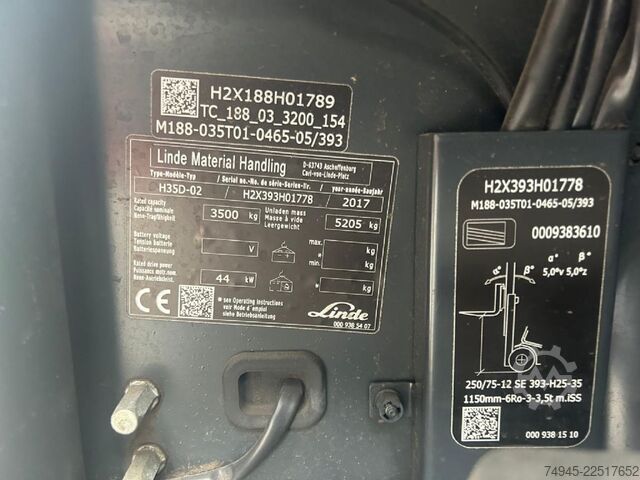 Dieselstapler Linde H35D-02 / EVO