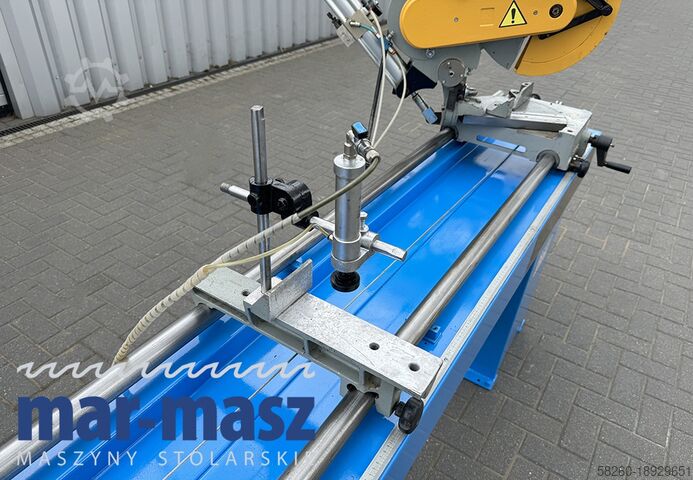 Double mitre saw for wood and aluminium PERTICI typ UNIVER 330IP