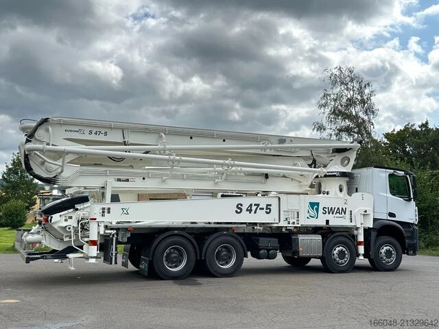 Concrete pump Mercedes-Benz Arocs 4142 Arocs 5 4142 8x4 SWAN TSP 47-5 160RZ...