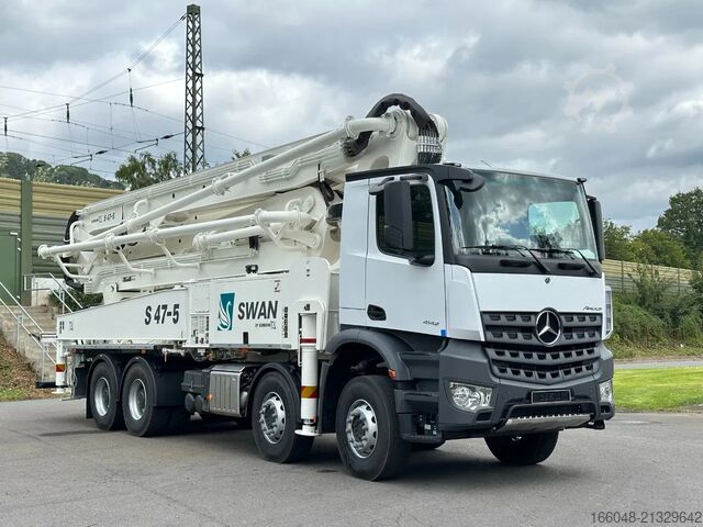 Concrete pump Mercedes-Benz Arocs 4142 Arocs 5 4142 8x4 SWAN TSP 47-5 160RZ...