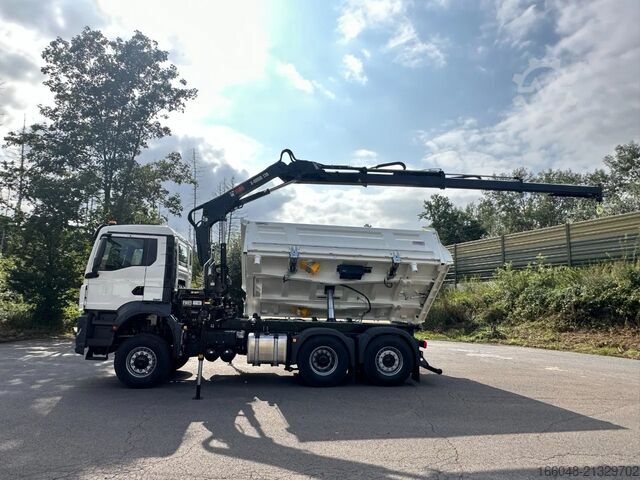 Tipper with crane MAN TGS 28.440 MAN TGS 28.440 6x4-4/3-Seiten- Kippe...