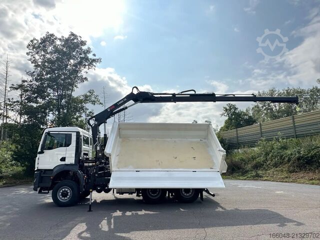 Tipper with crane MAN TGS 28.440 MAN TGS 28.440 6x4-4/3-Seiten- Kippe...