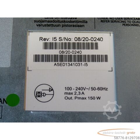 Component Siemens 6AV7872-0BF30-0AC0 Simatik Panel PC 677B SN: VPW7857741 gebraucht - TOP Zustand