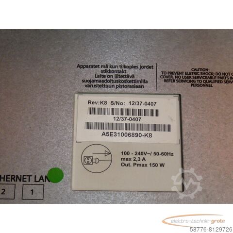 Component Siemens 6AV7872-0BF30-0AC0 Simatik Panel PC 677B SN: VPX8854249 gebraucht - Top Zustand -