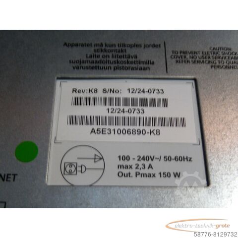 Component Siemens 6AV7892-0BD30-0AB0 Simatik HMI IPC 677C SN: VPC9852976  gebraucht - TOP Zustand