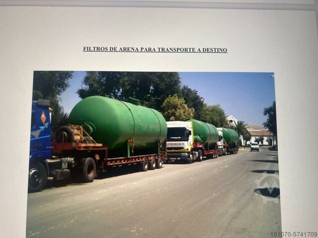 Salt water sand filters  