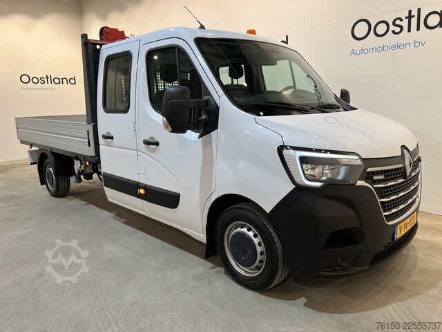 Platform truck with crane Renault Master 2.3 dCi 145 PK L3 Open Laadbak / Fassi K...