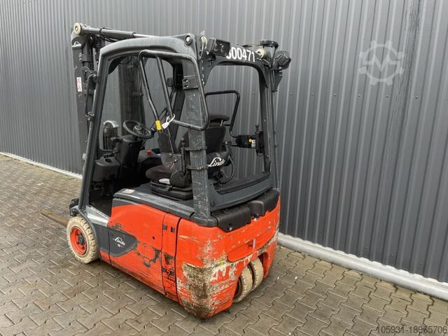 Electric 3-wheel forklift Linde E16-02