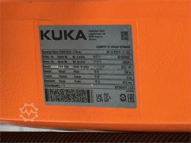 Roboterportalsystem mit 5 Robotern KUKA KR 16 R2010-2