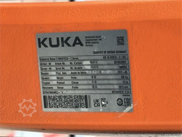 Roboterportalsystem mit 5 Robotern KUKA KR 16 R2010-2