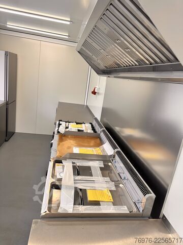 Verkaufsanhänger Foodtruck Imbisswagen Voll ausgestatteter Gastro-Contrailer (Hydraulik-Absenkbar) | Profi-Küche NEU