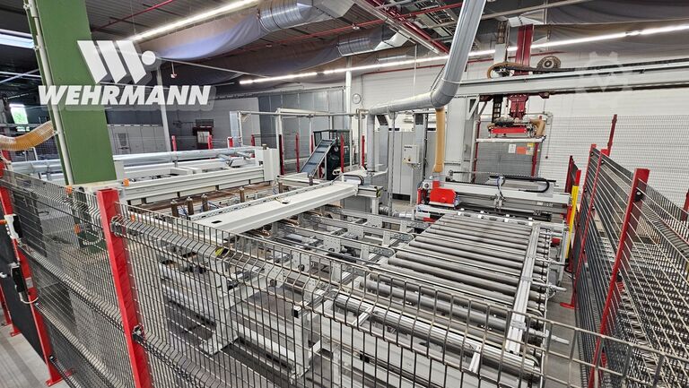 Streifenzuschnittanlage Holzma HPP81-3200 (1991) Holzma HPP81-3200