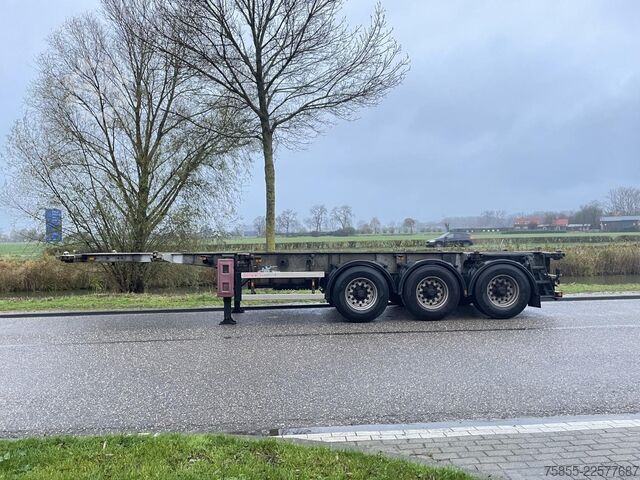 Container transport Groenewegen 30CC-14-27 20/30 FT Tank / ADR / NL Trailer