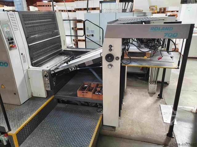 Bogenoffsetdruckmaschine MAN Roland R 705 3B LV