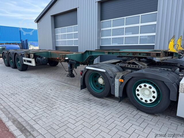 Containertransport Pacton 3-ass Multi Container Chassis, All Container Co...
