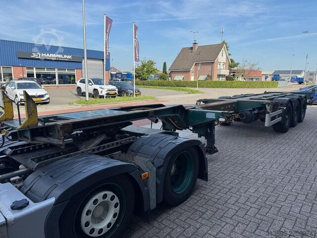 Containertransport Pacton 3-ass Multi Container Chassis, All Container Co...