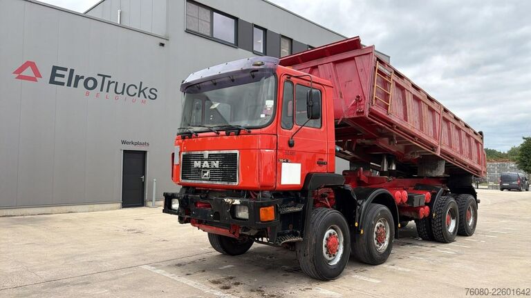 3-Seiten-Kipper MAN 35.402 (8X6 / 3 PONTS / LAMES / BIG AXLE / 6 CY...
