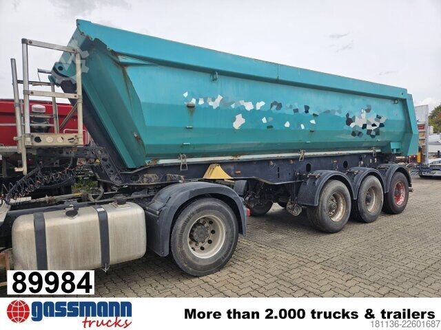 Kipper Auflieger Meiller TR3, Stahlmulde