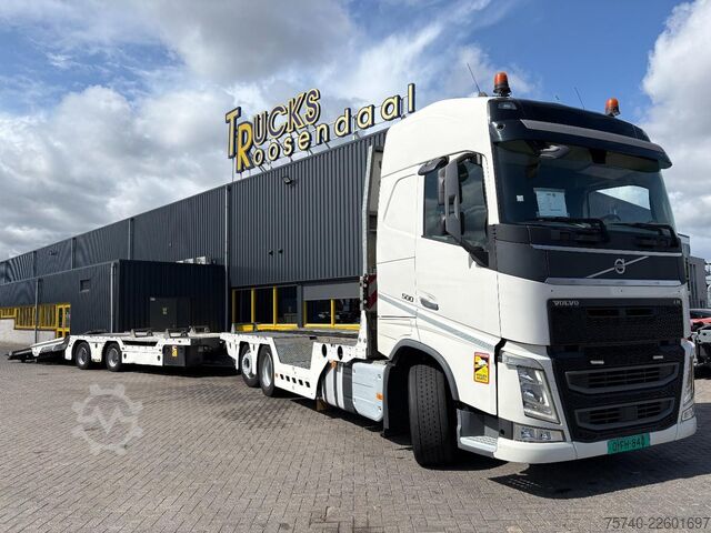Autotransporter Volvo FH 500 + HYDRAULISCHE PLATEAUS + LIER + REMOTE ...