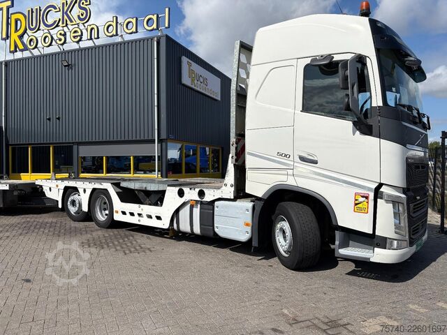 Autotransporter Volvo FH 500 + HYDRAULISCHE PLATEAUS + LIER + REMOTE ...