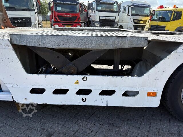 Autotransporter Volvo FH 500 + HYDRAULISCHE PLATEAUS + LIER + REMOTE ...