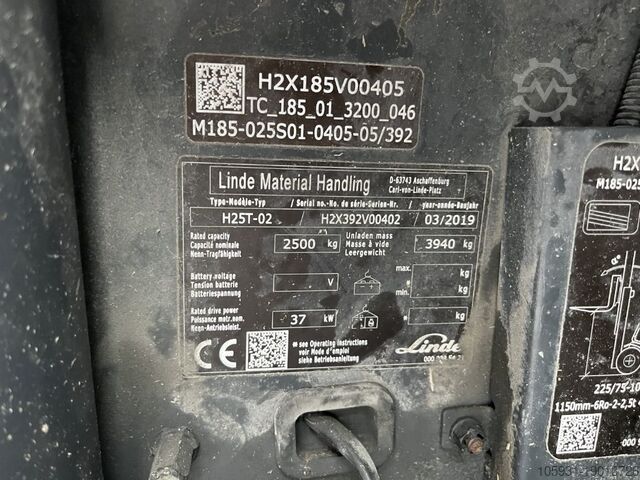 LPG Forklifts Linde H25T-02