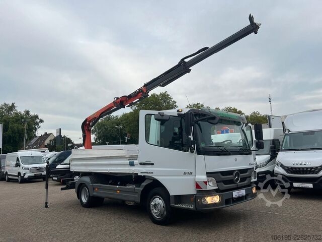 Dreiseitenkipper MERCEDES-BENZ Atego 818 Meiller Kipper Palfinger Kran