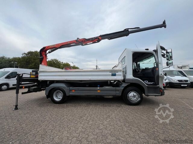 Dreiseitenkipper MERCEDES-BENZ Atego 818 Meiller Kipper Palfinger Kran