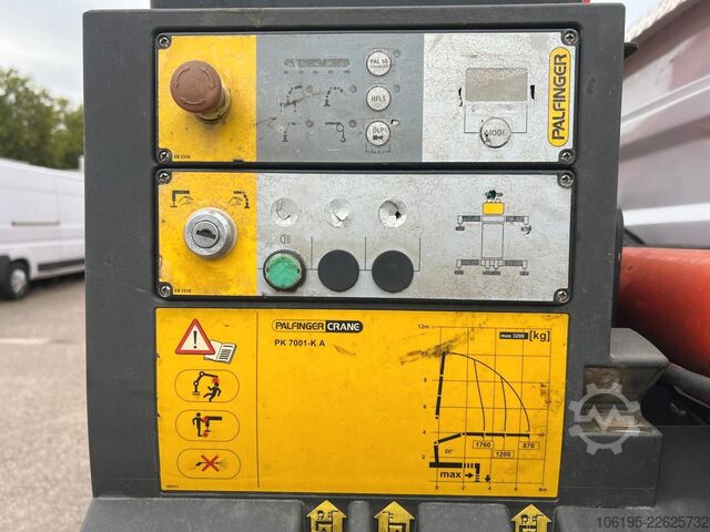 Dreiseitenkipper MERCEDES-BENZ Atego 818 Meiller Kipper Palfinger Kran